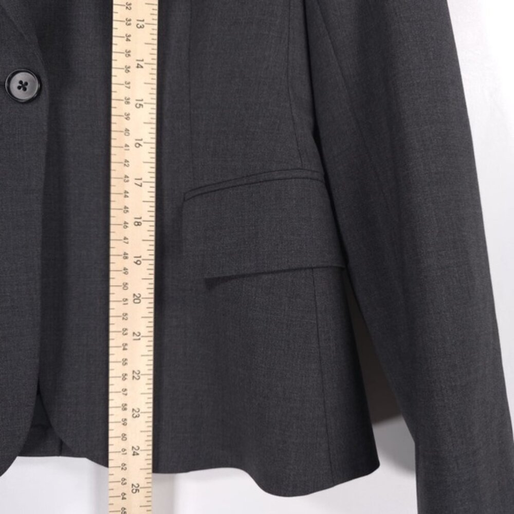 Theory Wool Blend 1 Button Blazer 3 Button Cuffs … - image 7